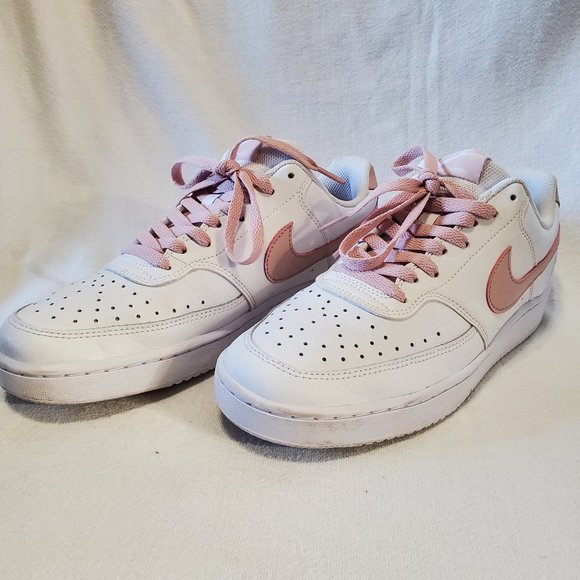 Nike Court Vision Low 'Next Nature Sail White Pink Oxford' Women's 11/Men's 9.5 - Picture 1 of 10